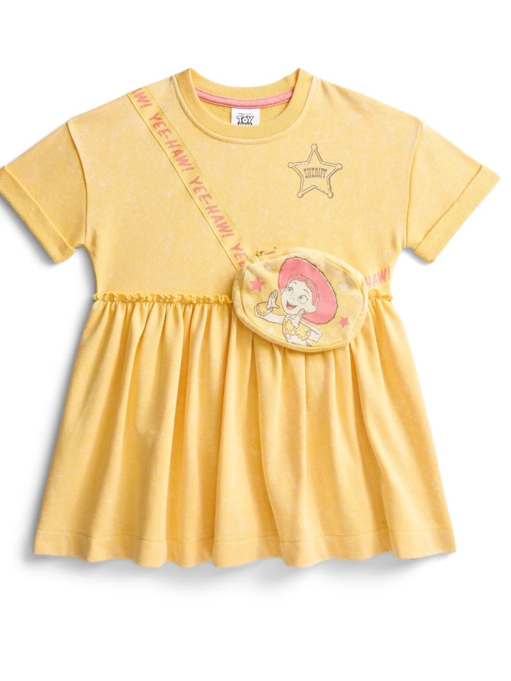 Toy Story Yellow Jessie Dress-Style Kids with Character Pouch - Picture 8 of 9